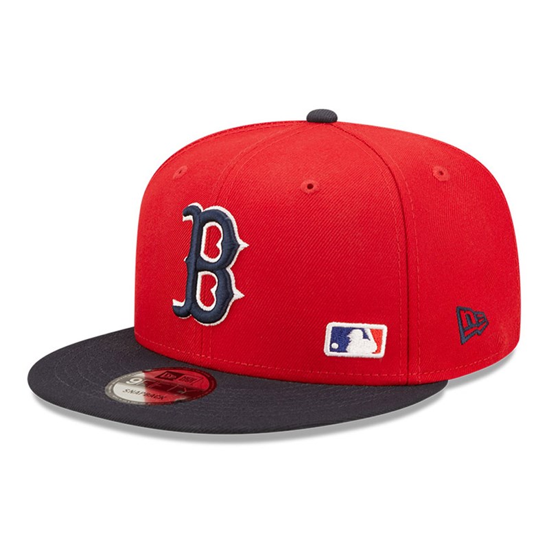 Red New Era Boston Sox MLB Letter Arch Cap 9fifty | INAF25690