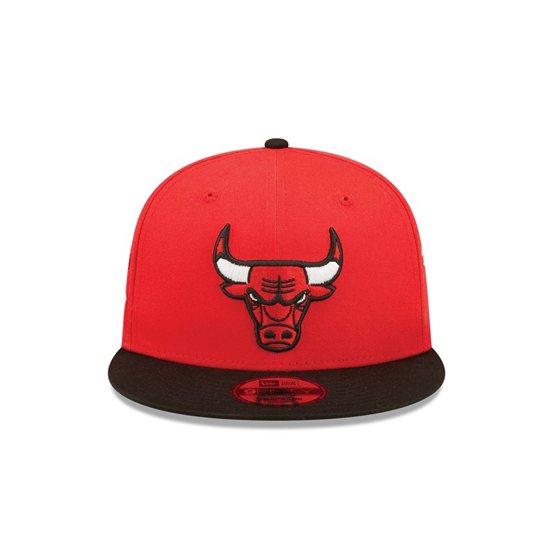 Red New Era Chicago Bulls All Over Patch Cap 9fifty | MENL64850