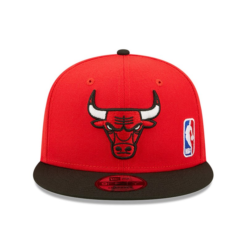 Red New Era Chicago Bulls NBA Letter Arch Cap 9fifty | QWFH68457