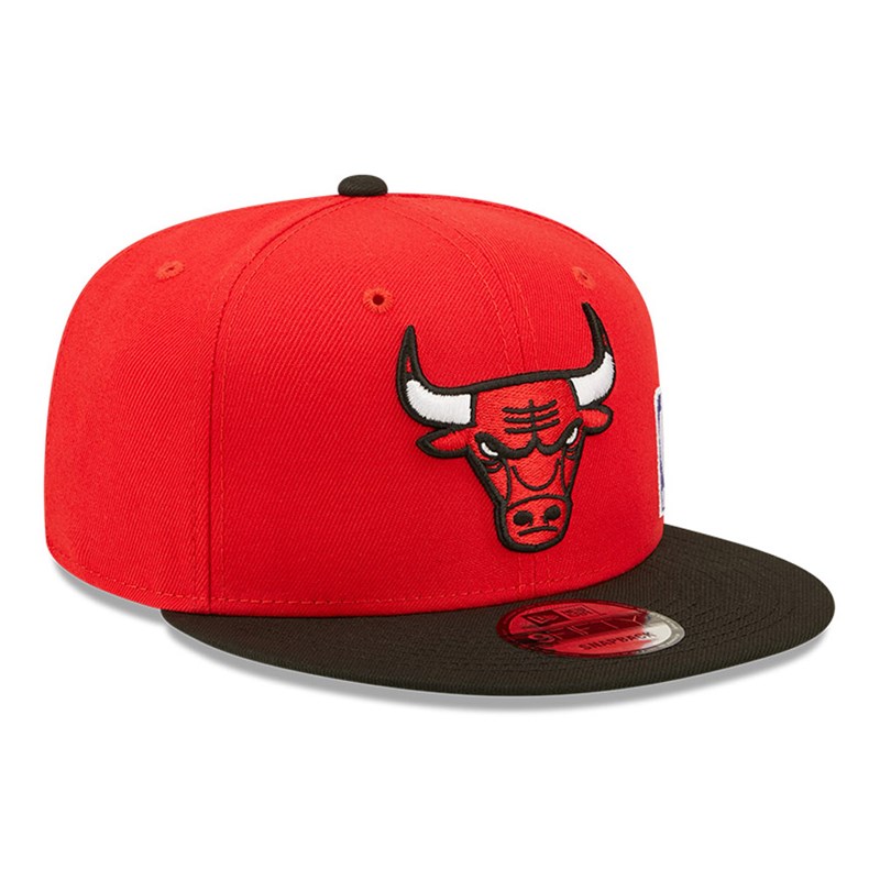 Red New Era Chicago Bulls NBA Letter Arch Cap 9fifty | QWFH68457