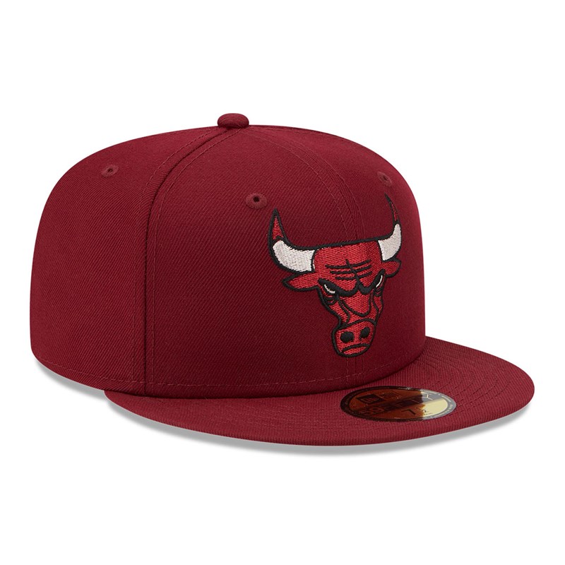 Red New Era Chicago Bulls Twilight Fantasy Fitted Cap 59fifty | QWMN74630