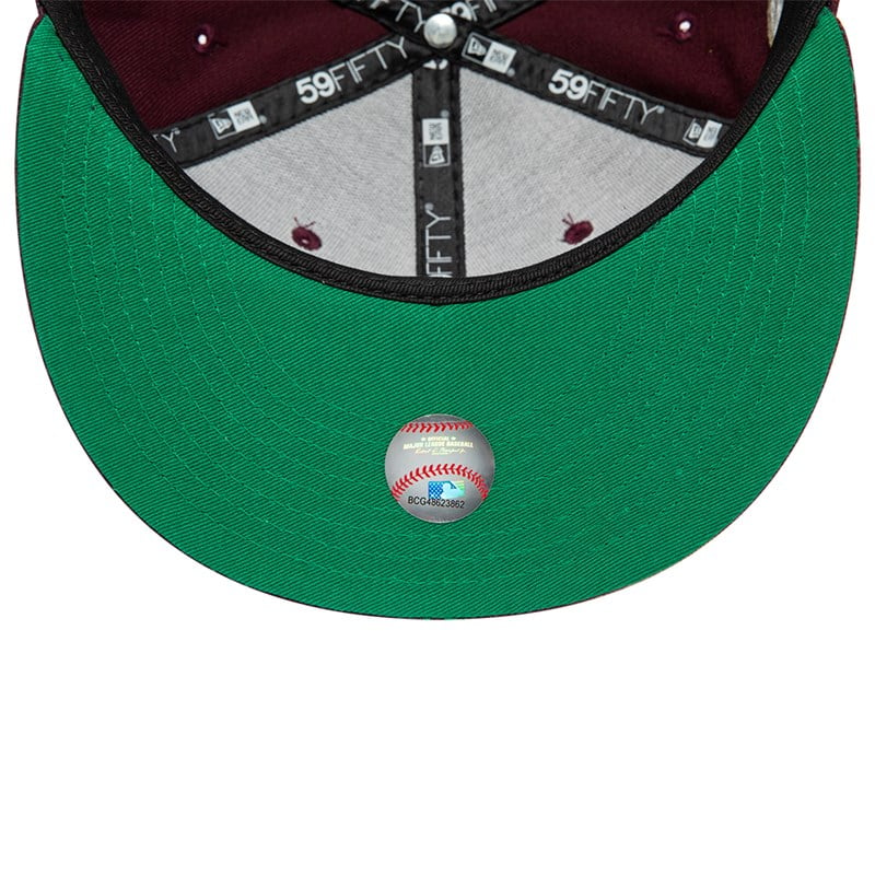 Red New Era Chicago Sox Side Patch Fitted Cap 59fifty | FJWQ41697