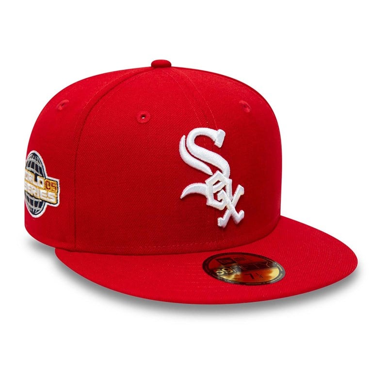 Red New Era Chicago Sox World Series Fitted Cap 59fifty | ZEPG18026