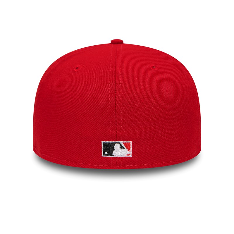 Red New Era Cincinnati Reds National League Stadium Fitted Cap 59fifty | IXNM65948