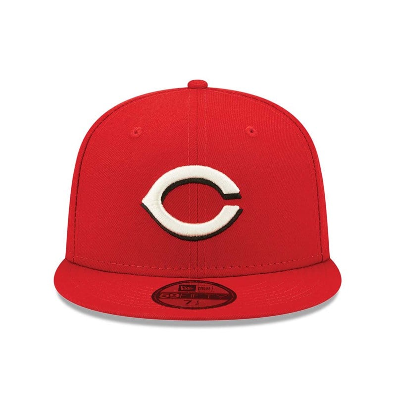 Red New Era Cincinnati Reds Pop Fitted Cap 59fifty | SLEK46297