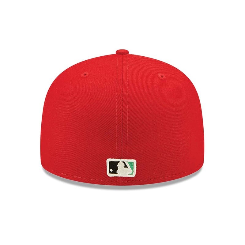 Red New Era Cincinnati Reds Pop Fitted Cap 59fifty | SLEK46297