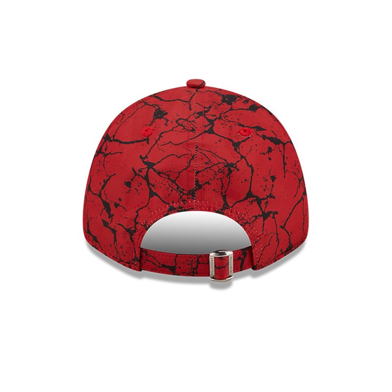 Red New Era Manchester United Marble Adjustable Cap 9forty | MISA20863