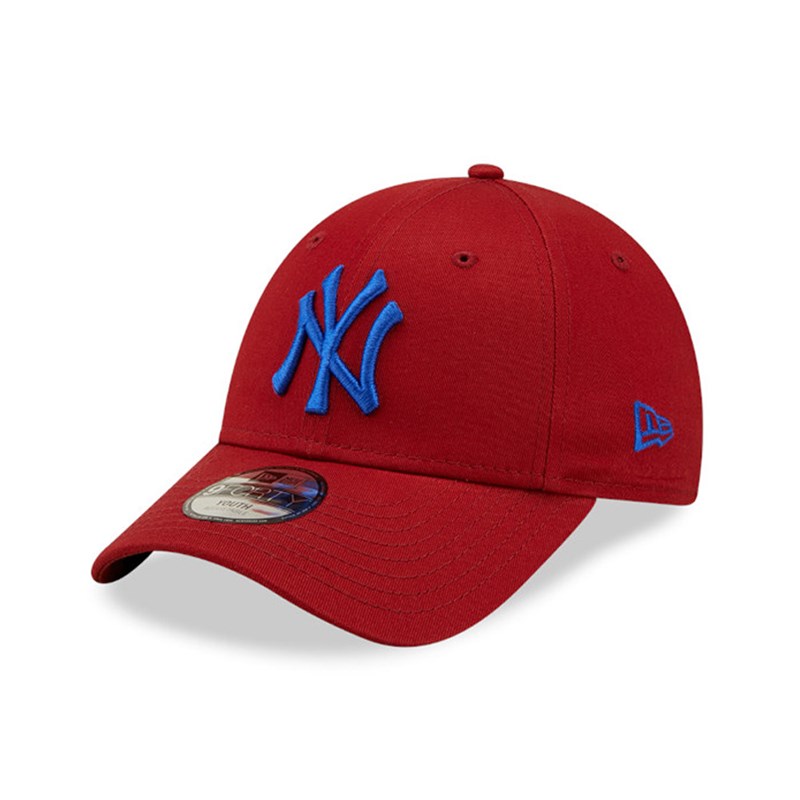 Red New Era New York Yankees League Essential Kids Adjustable Cap 9forty | NXUF35486