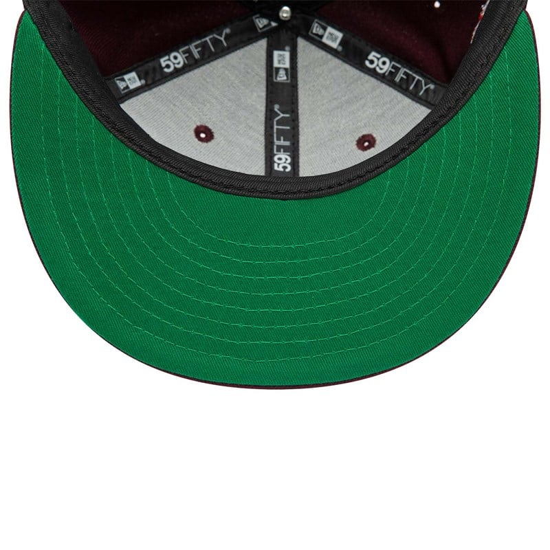 Red New Era Oakland Athletics World Series Fitted Cap 59fifty | FKUR51627