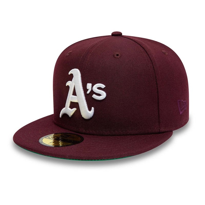 Red New Era Oakland Athletics World Series Fitted Cap 59fifty | FKUR51627