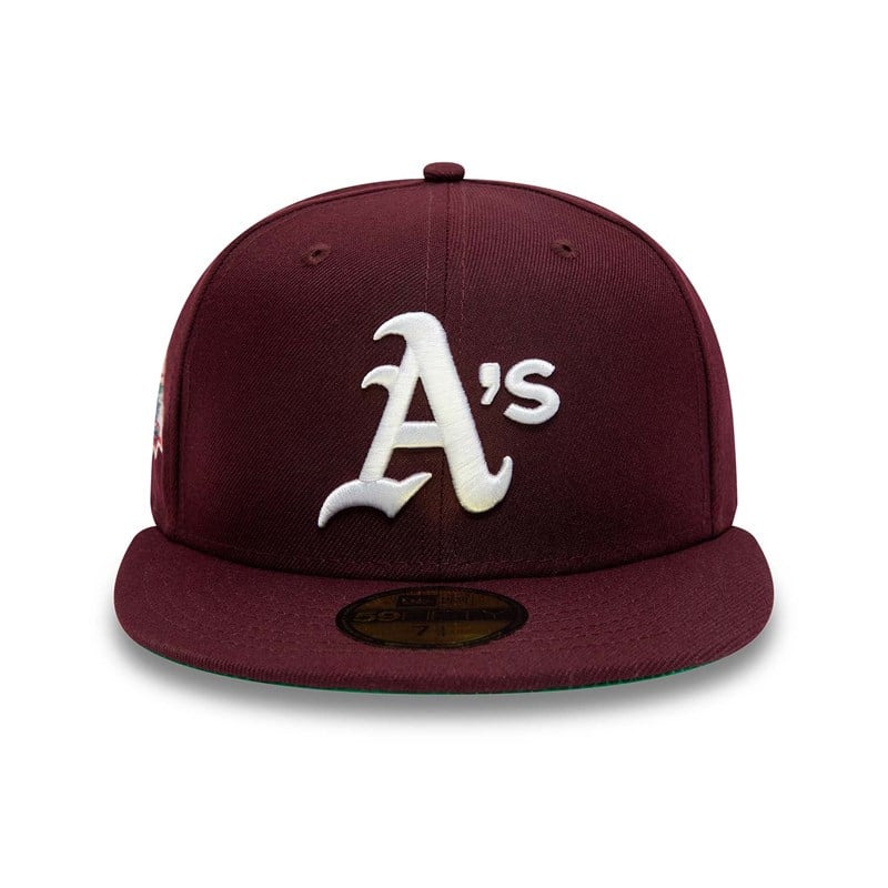 Red New Era Oakland Athletics World Series Fitted Cap 59fifty | FKUR51627