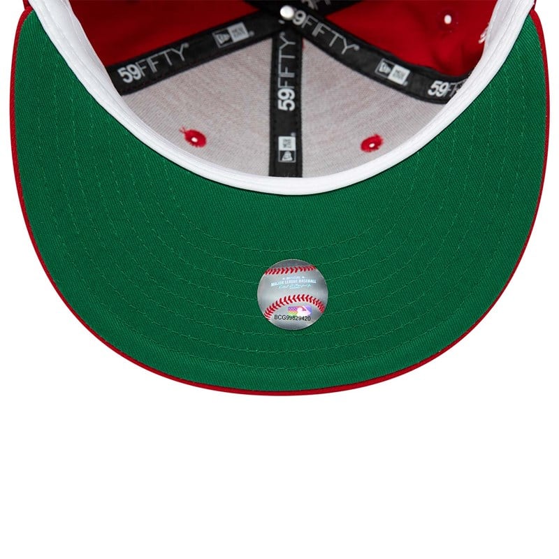 Red New Era Oakland Athletics World Series Fitted Cap 59fifty | WAOS14852