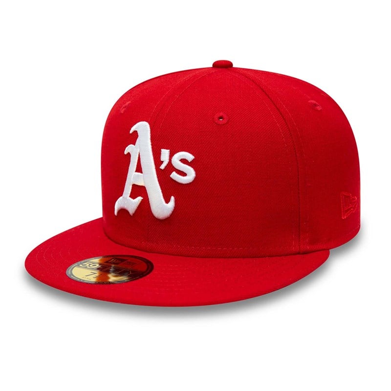 Red New Era Oakland Athletics World Series Fitted Cap 59fifty | WAOS14852