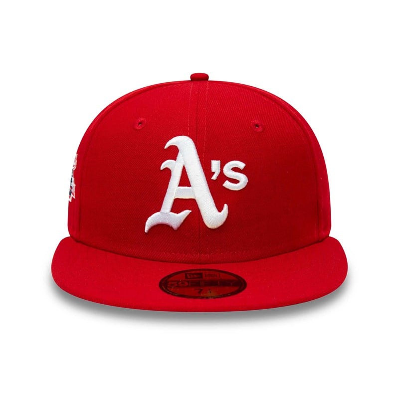 Red New Era Oakland Athletics World Series Fitted Cap 59fifty | WAOS14852