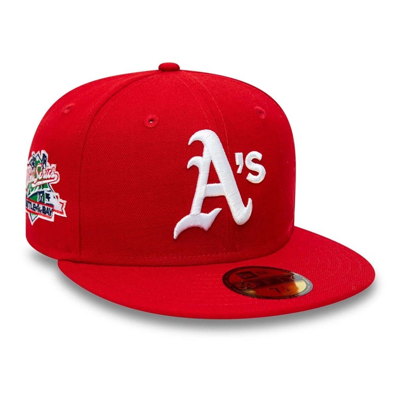 Red New Era Oakland Athletics World Series Fitted Cap 59fifty | WAOS14852