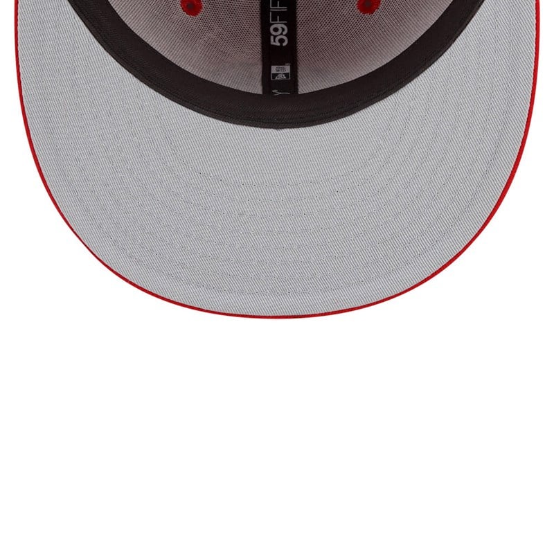 Red New Era Philadelphia Phillies Just Don X MLB Fitted Cap 59fifty | LMAO42753