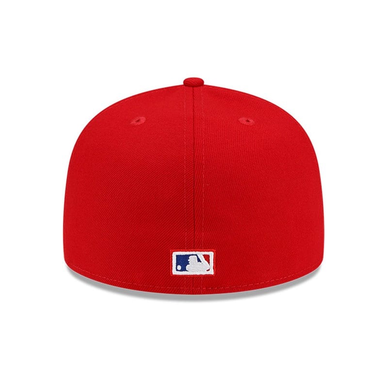 Red New Era Philadelphia Phillies Just Don X MLB Fitted Cap 59fifty | LMAO42753