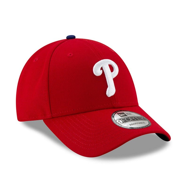 Red New Era Philadelphia Phillies League Cap 9forty | PMJZ37509