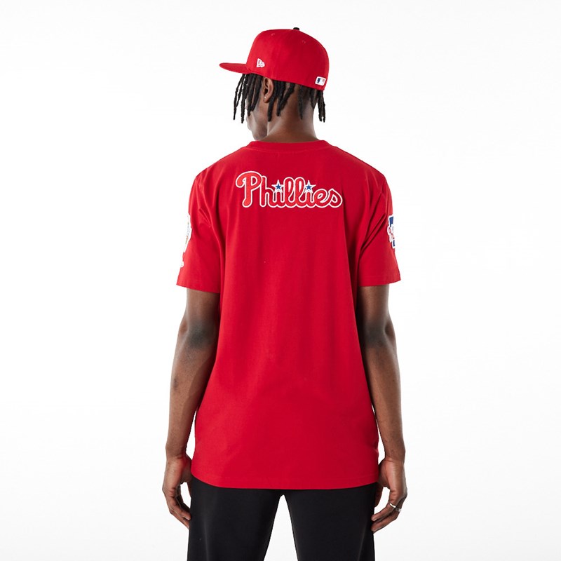 Red New Era Philadelphia Phillies MLB Logo Select T-Shirt | HPFR76123