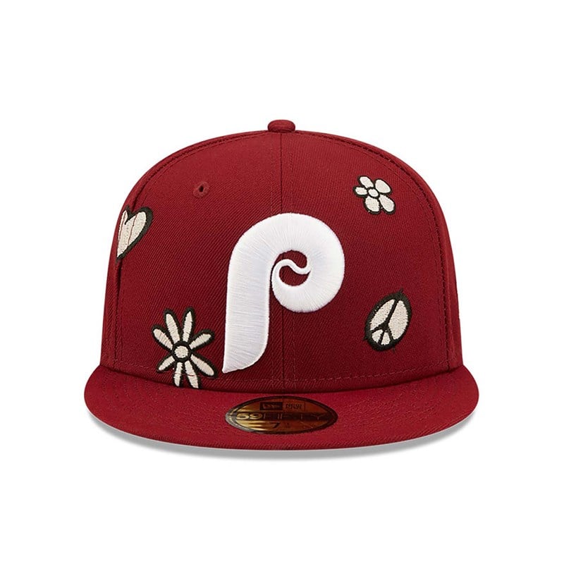 Red New Era Philadelphia Phillies MLB Sunlight Pop Cap 59fifty | RPBV15830