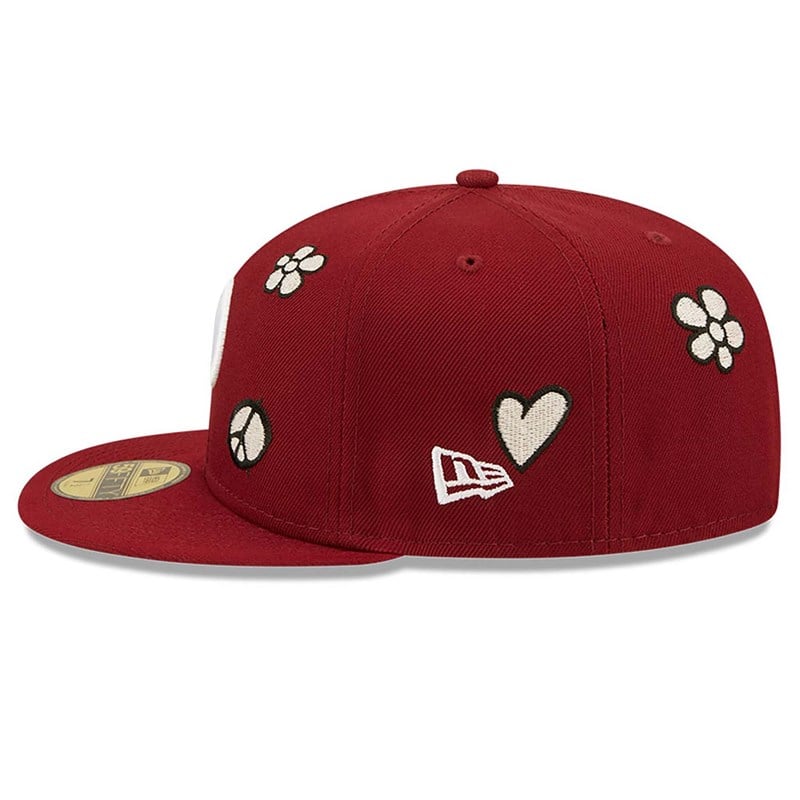 Red New Era Philadelphia Phillies MLB Sunlight Pop Cap 59fifty | RPBV15830