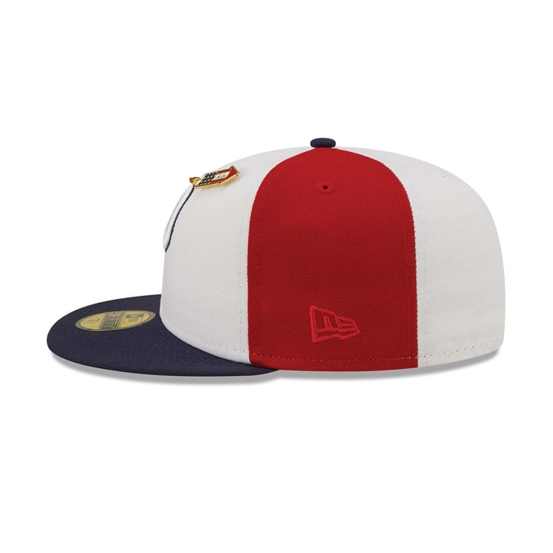 Red New Era Philadelphia Phillies Pinwheel Americana Fitted Cap 59fifty | GKJB74386