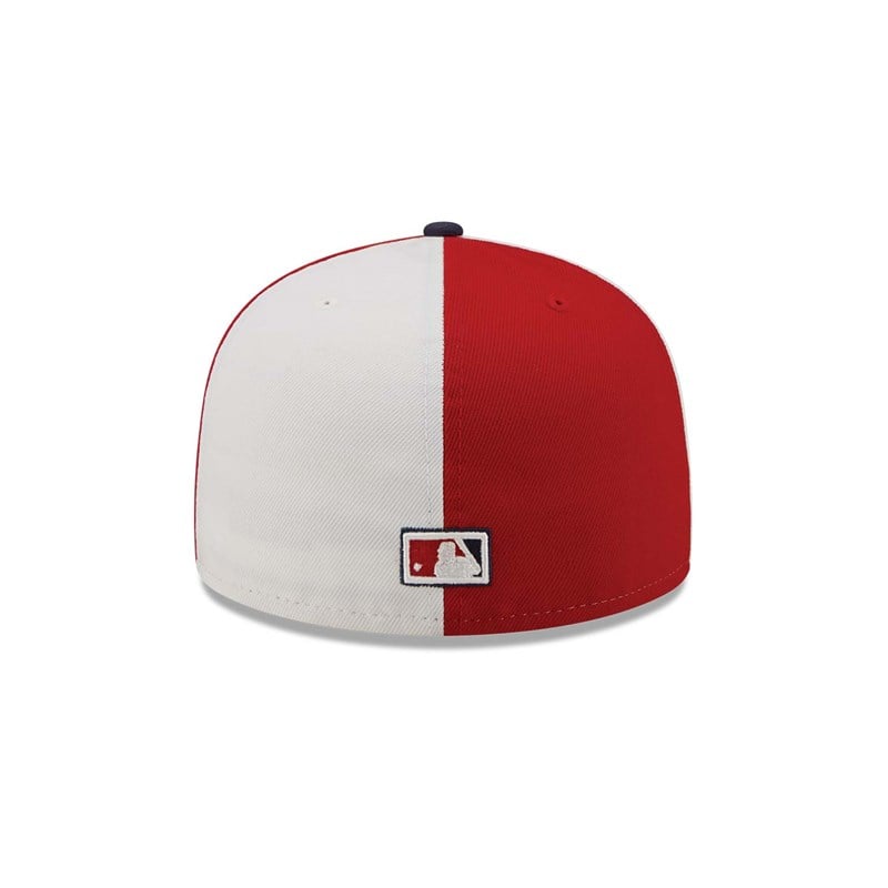 Red New Era Philadelphia Phillies Pinwheel Americana Fitted Cap 59fifty | GKJB74386