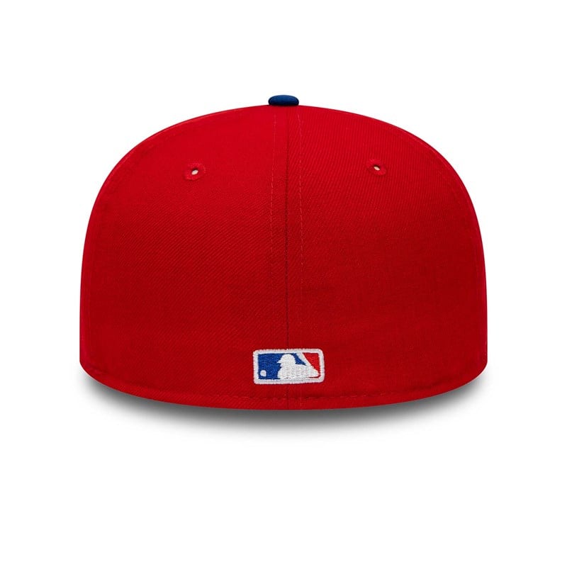 Red New Era Philadelphia Phillies Premium Authentic On Field Game Wool Fitted Cap 59fifty | VAPG16038