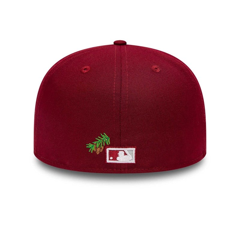 Red New Era Philadelphia Phillies Stateview Fitted Cap 59fifty | ZBNH20756