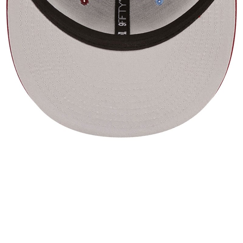 Red New Era Philadelphia Phillies Teamsplit Cap 9fifty | MXRH29813