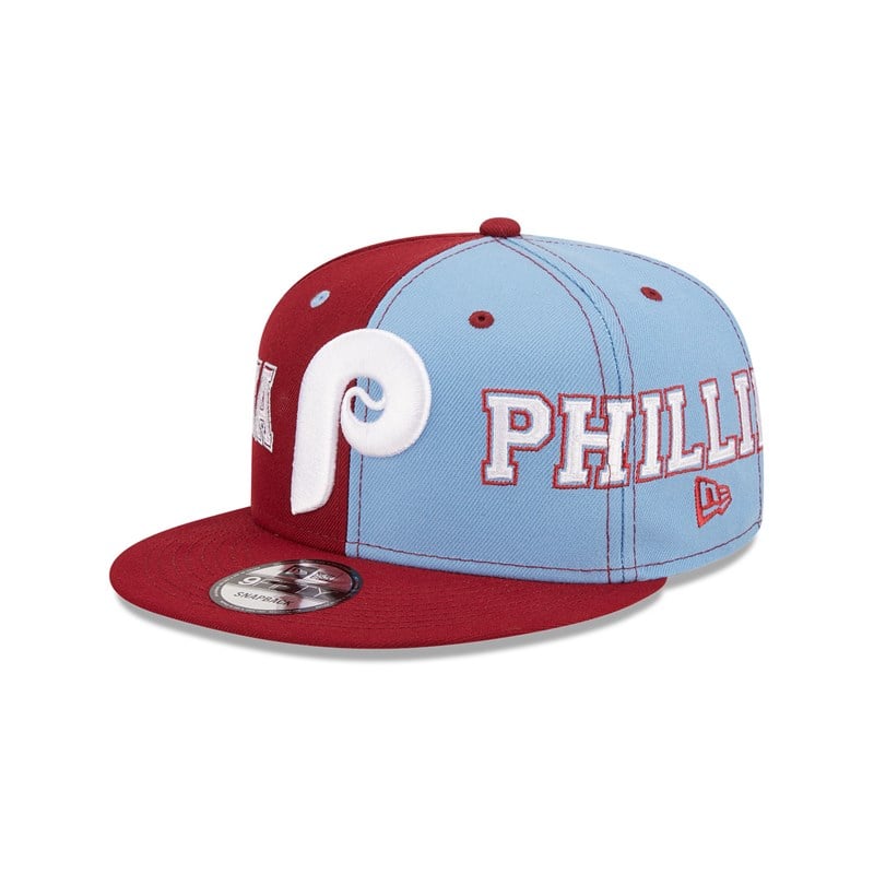 Red New Era Philadelphia Phillies Teamsplit Cap 9fifty | MXRH29813