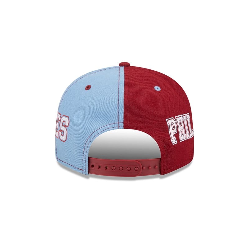 Red New Era Philadelphia Phillies Teamsplit Cap 9fifty | MXRH29813