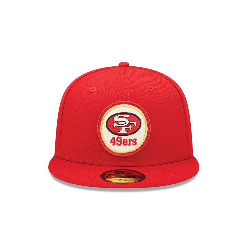 Red New Era San Francisco 49ers NFL Sideline 2022 Fitted Cap 59fifty | ALVU59306