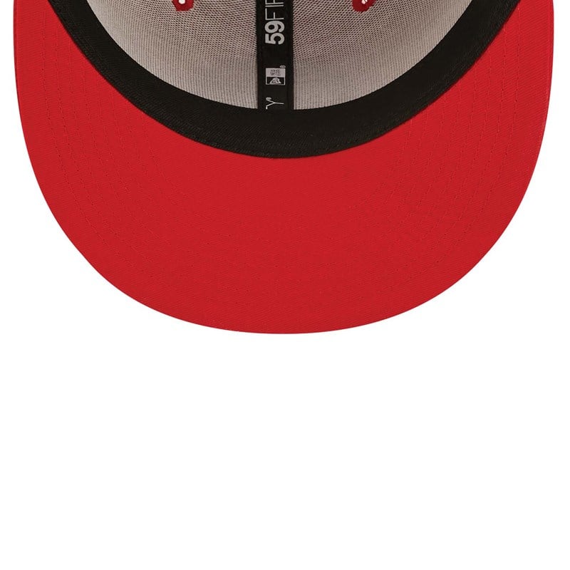 Red New Era San Francisco 49ers NFL Sideline 2022 Fitted Cap 59fifty | ALVU59306