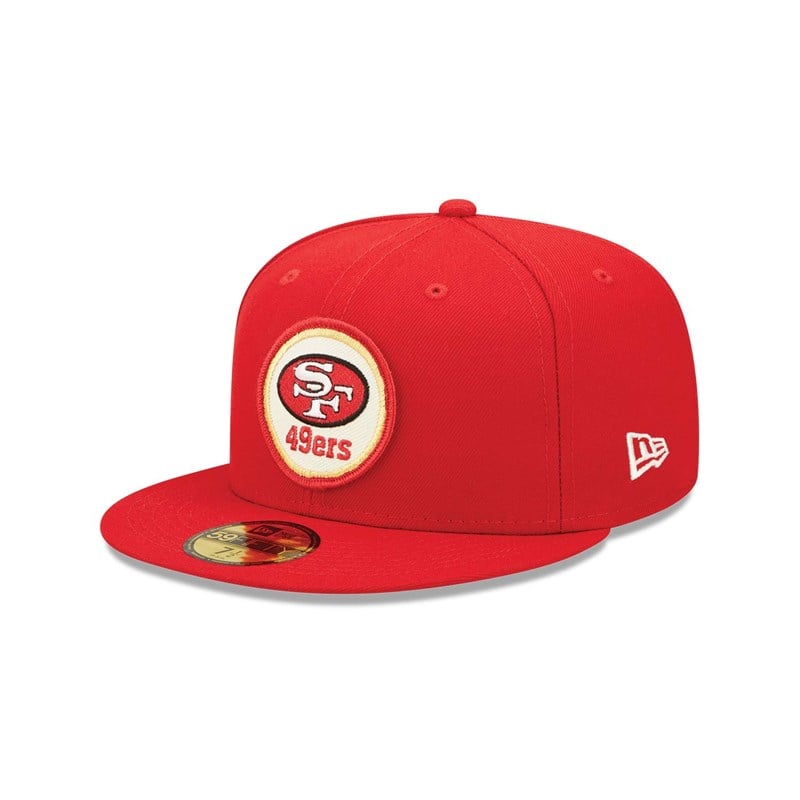 Red New Era San Francisco 49ers NFL Sideline 2022 Fitted Cap 59fifty | ALVU59306