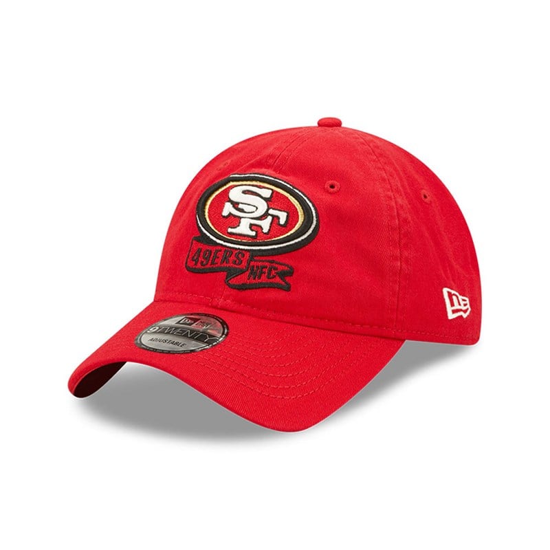 Red New Era San Francisco 49ers NFL Sideline 2022 Adjustable Cap 9twenty | WYTQ97018