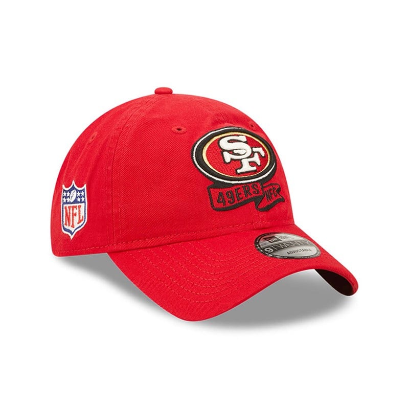 Red New Era San Francisco 49ers NFL Sideline 2022 Adjustable Cap 9twenty | WYTQ97018