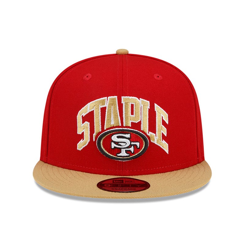 Red New Era San Francisco 49ers X Staple Cap 9fifty | NHEK16290