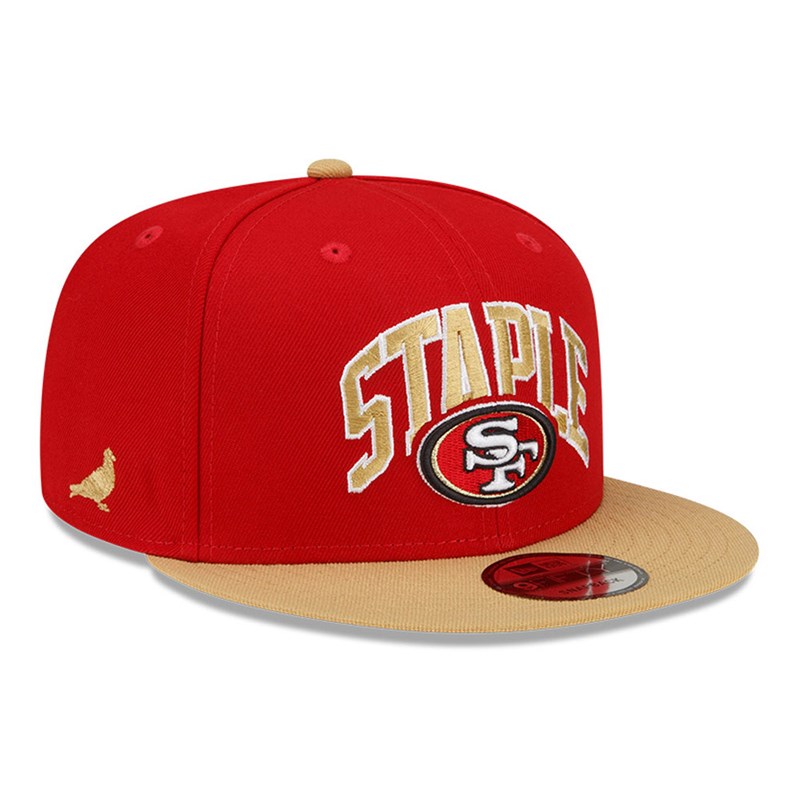 Red New Era San Francisco 49ers X Staple Cap 9fifty | NHEK16290