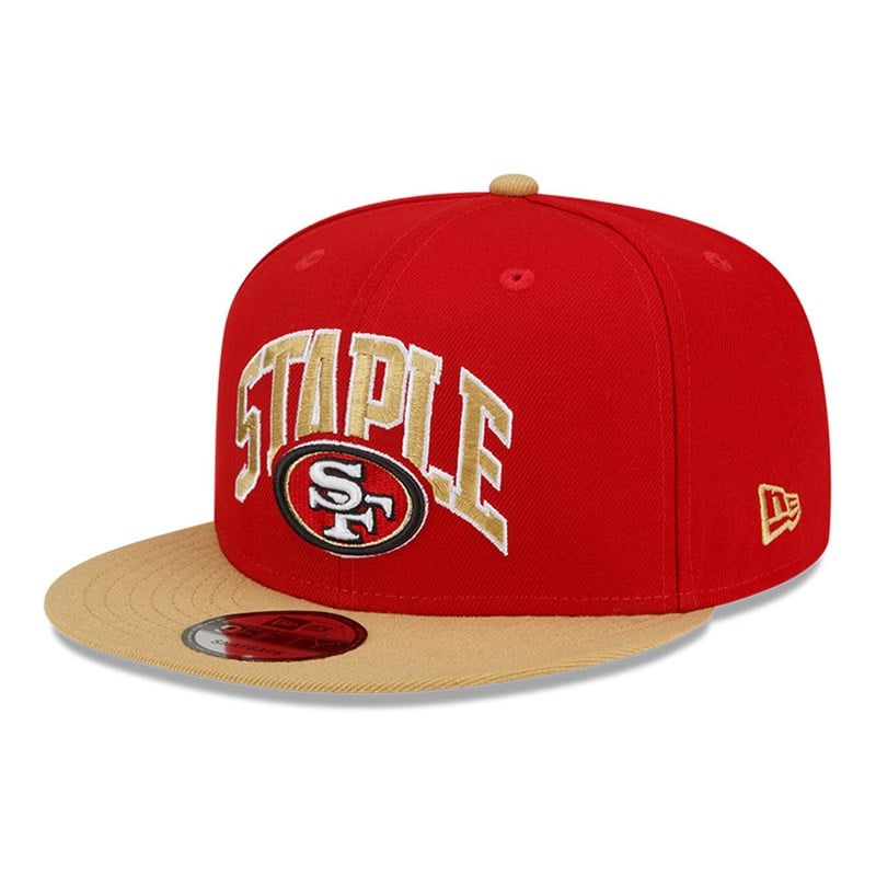 Red New Era San Francisco 49ers X Staple Cap 9fifty | NHEK16290