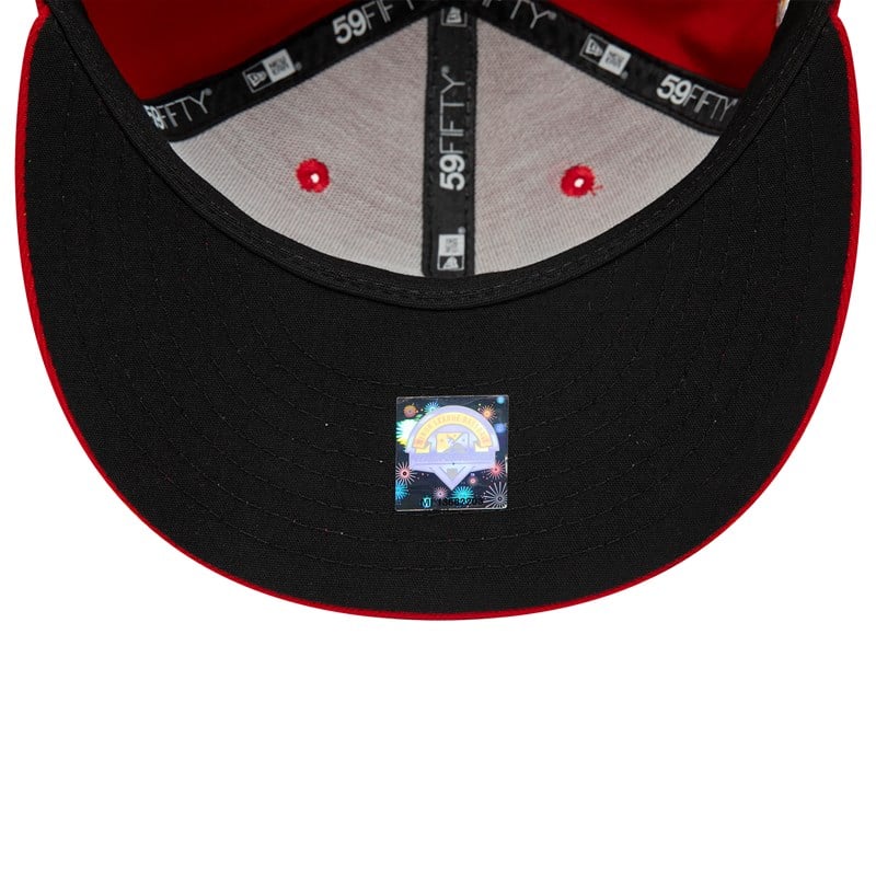 Red New Era Springfield Cardinals Milb Fitted Cap 59fifty | TFCD68401