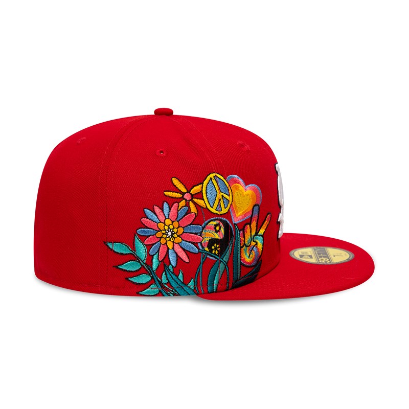 Red New Era St. Louis Cardinals Groovy Fitted Cap 59fifty | WADG06348