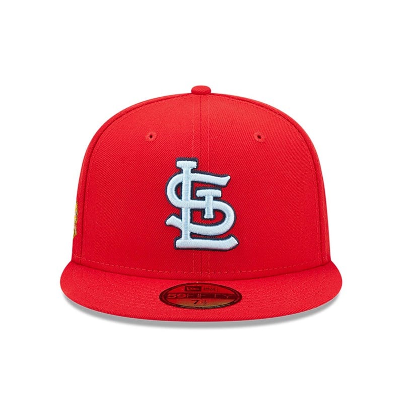 Red New Era St. Louis Cardinals MLB Cloud Fitted Cap 59fifty | JMSP05983