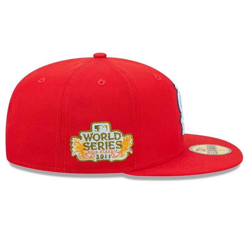 Red New Era St. Louis Cardinals MLB Cloud Fitted Cap 59fifty | JMSP05983