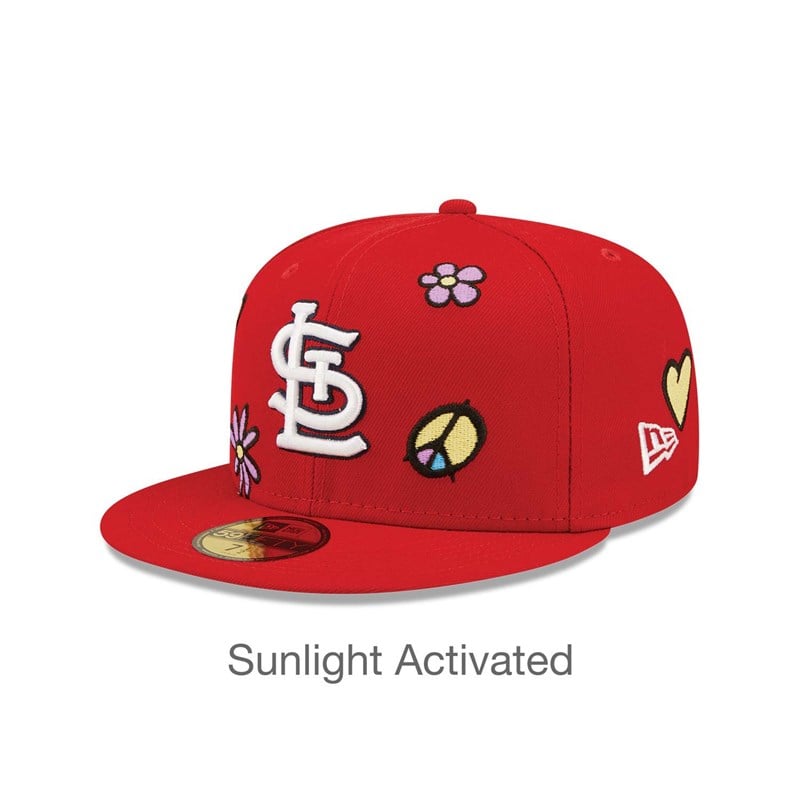 Red New Era St. Louis Cardinals MLB Sunlight Pop Cap 59fifty | IQJH18746