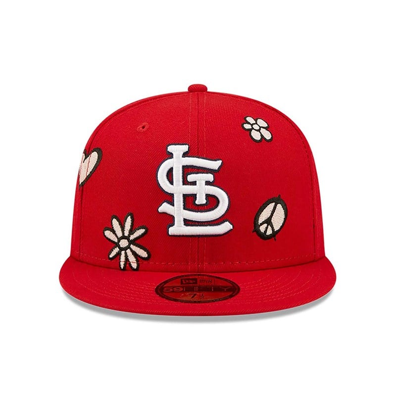 Red New Era St. Louis Cardinals MLB Sunlight Pop Cap 59fifty | IQJH18746