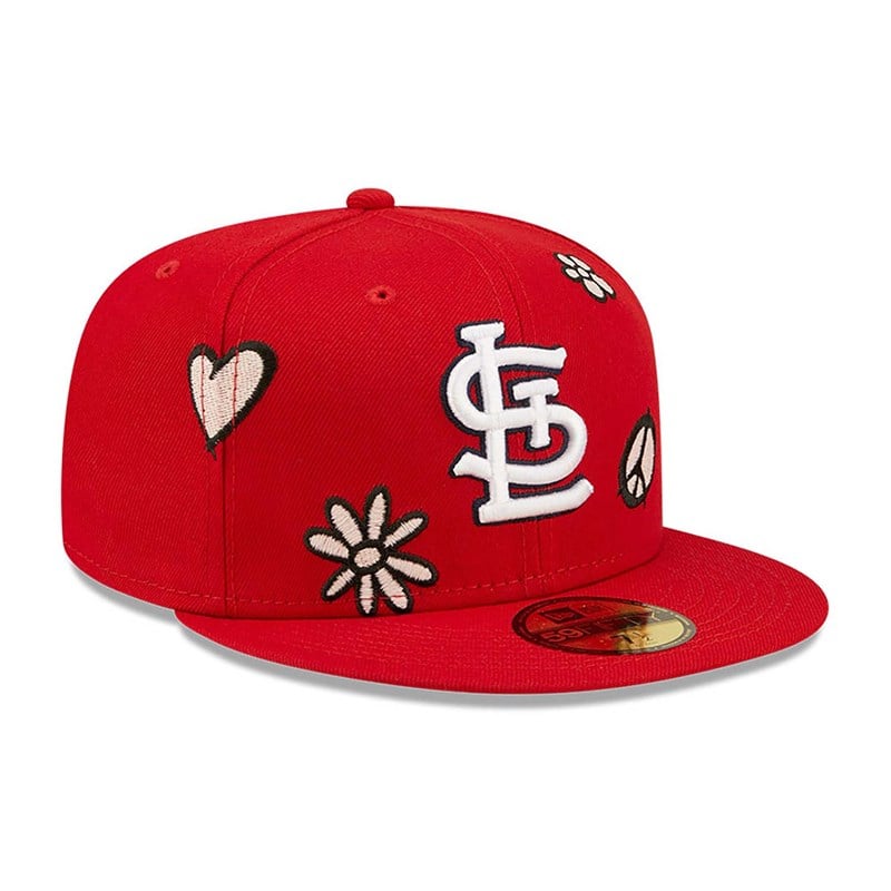 Red New Era St. Louis Cardinals MLB Sunlight Pop Cap 59fifty | IQJH18746