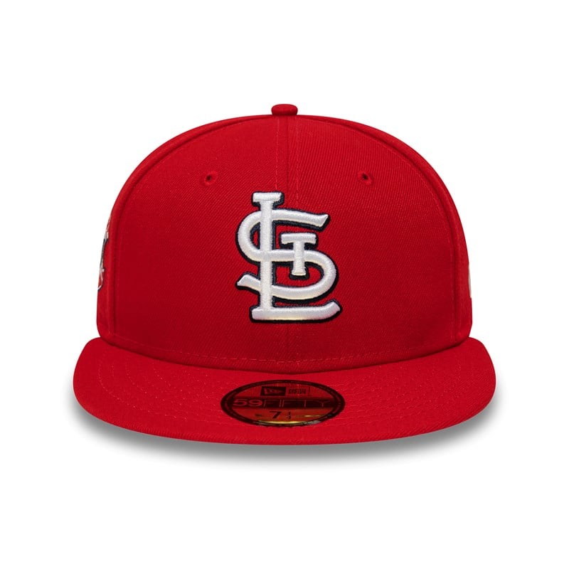 Red New Era St. Louis Cardinals National League Stadium Fitted Cap 59fifty | PCGF31862