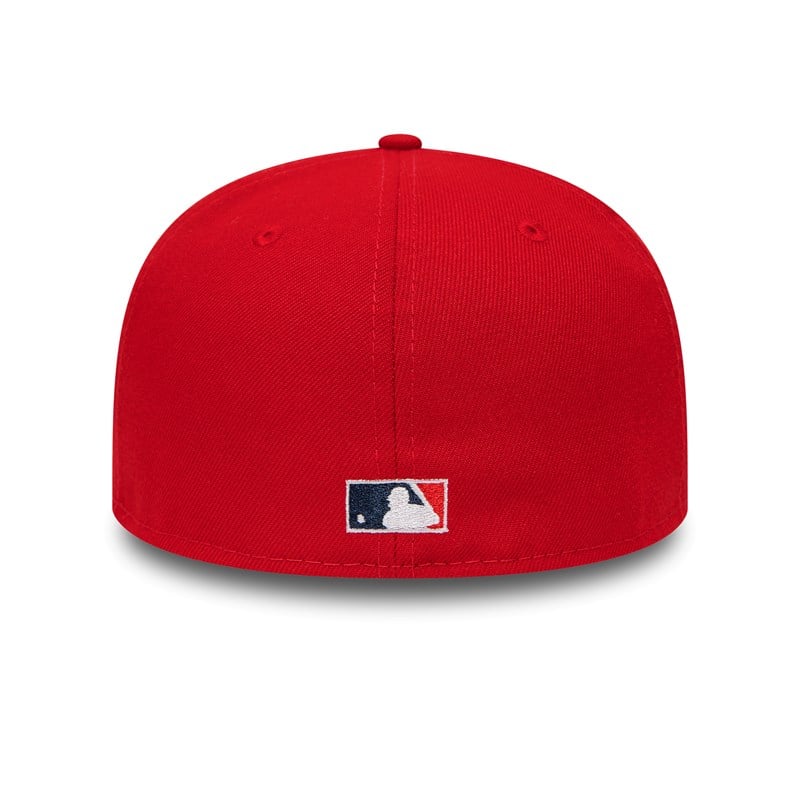 Red New Era St. Louis Cardinals National League Stadium Fitted Cap 59fifty | PCGF31862