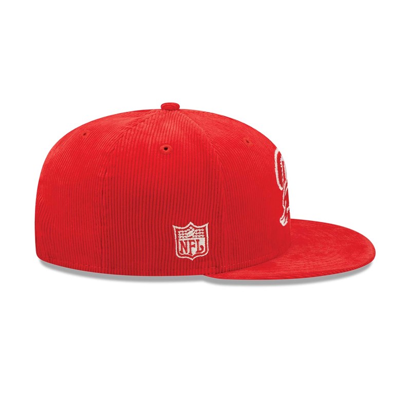 Red New Era Tampa Bay Buccaneers NFL Retro Cord Cap 9fifty | FYEV29130